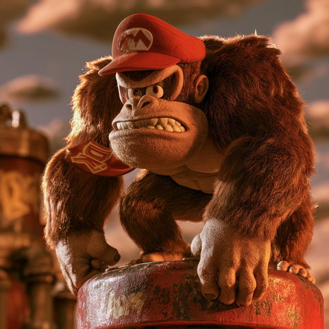 Donkey Kong style (Titles), Midjourney V8.2