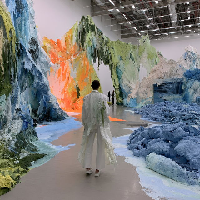 Donna Huanca style, Midjourney V8.2, render 4 of 4