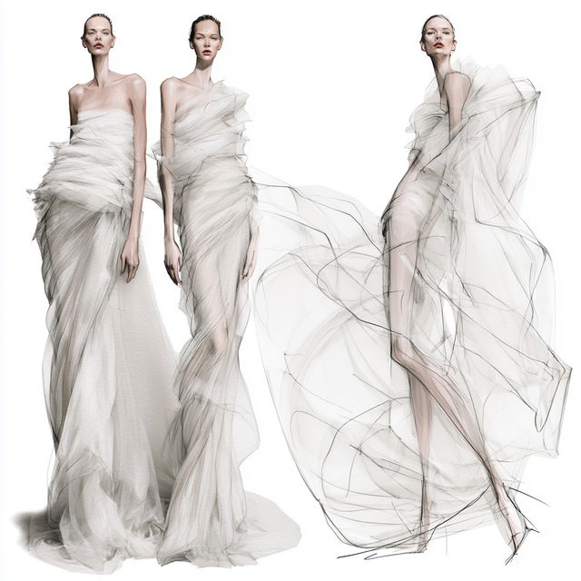 Donna Karan style, Midjourney V8.2, render 2 of 4