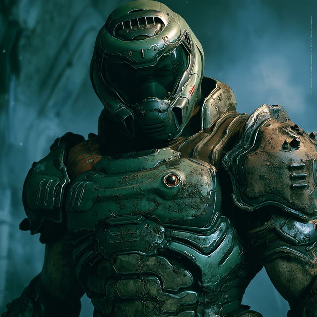 Doom style, Midjourney V8.2, render 2 of 4