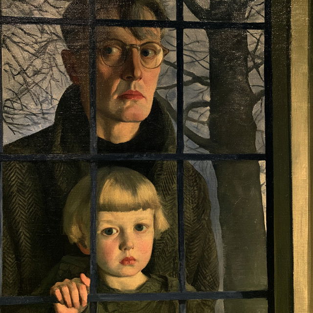 Dora Carrington style, Midjourney V8.2, render 3 of 4