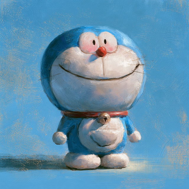 Doraemon style, Midjourney V8.2, render 4 of 4