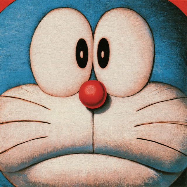 Doraemon style, Midjourney V8.2, render 3 of 4