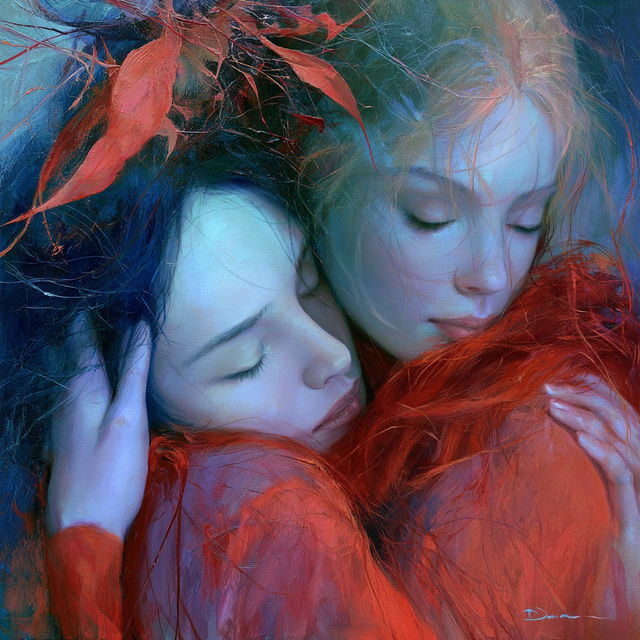 Dorina Costras style, Midjourney V8.2, render 2 of 4