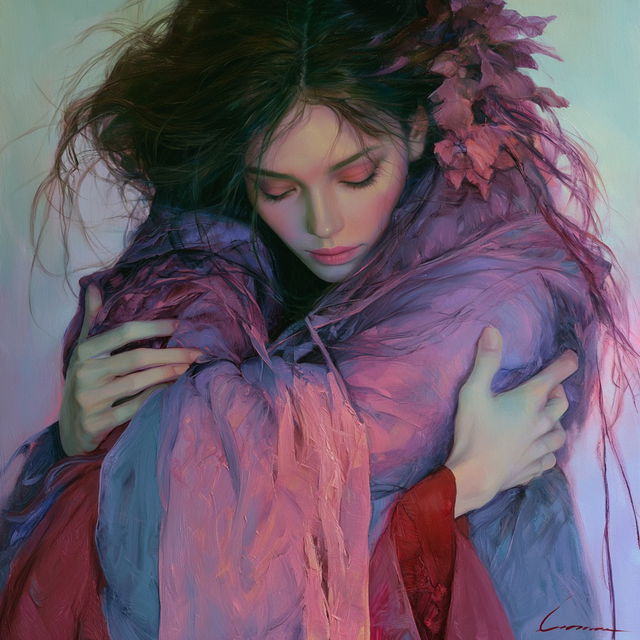 Dorina Costras style, Midjourney V8.2, render 3 of 4