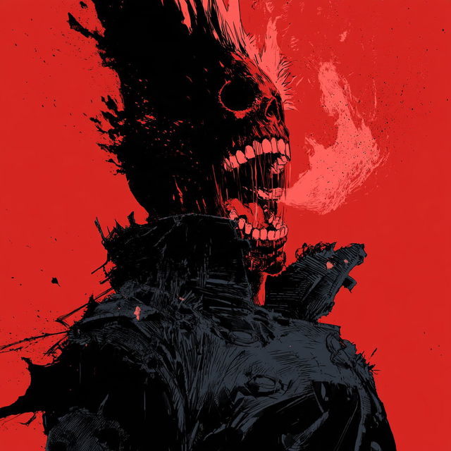 Dorohedoro style, Midjourney V8.2, render 4 of 4