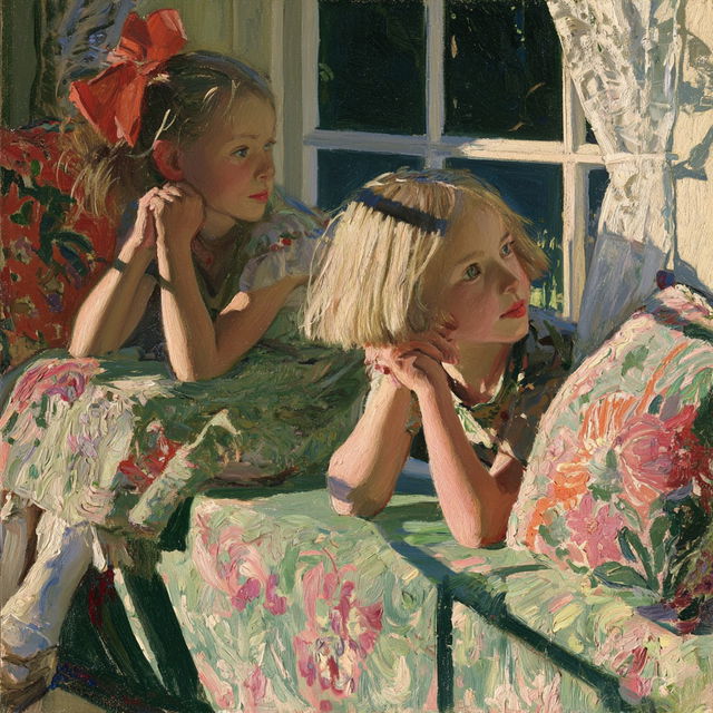 Dorothea Sharp style, Midjourney V8.2, render 1 of 4