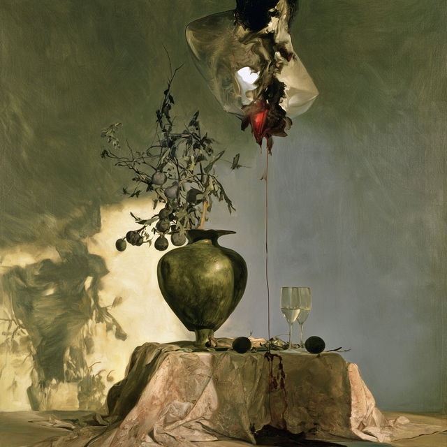 Dorothea Tanning style, Midjourney V8.2, render 4 of 4