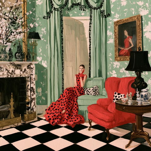 Dorothy Draper style (Designers), Midjourney V8.2