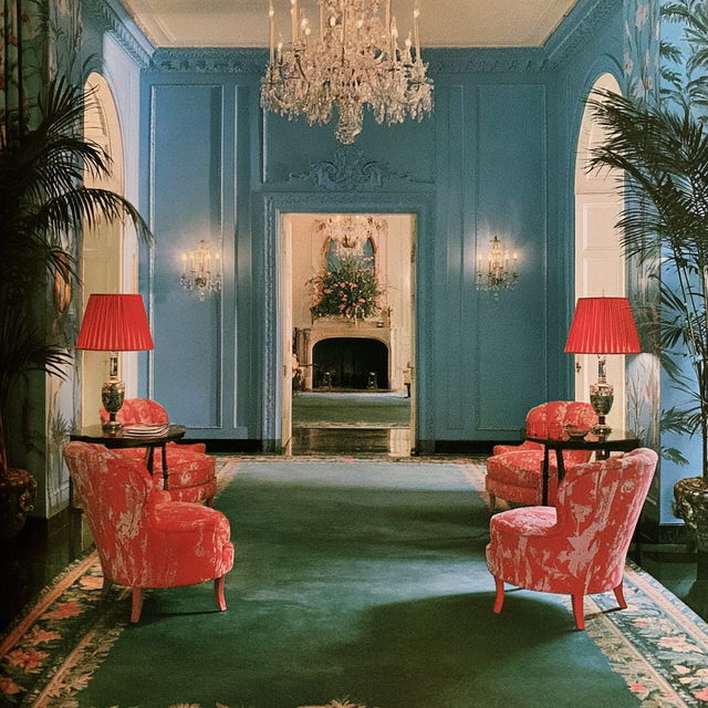 Dorothy Draper style, Midjourney V8.2, render 4 of 4