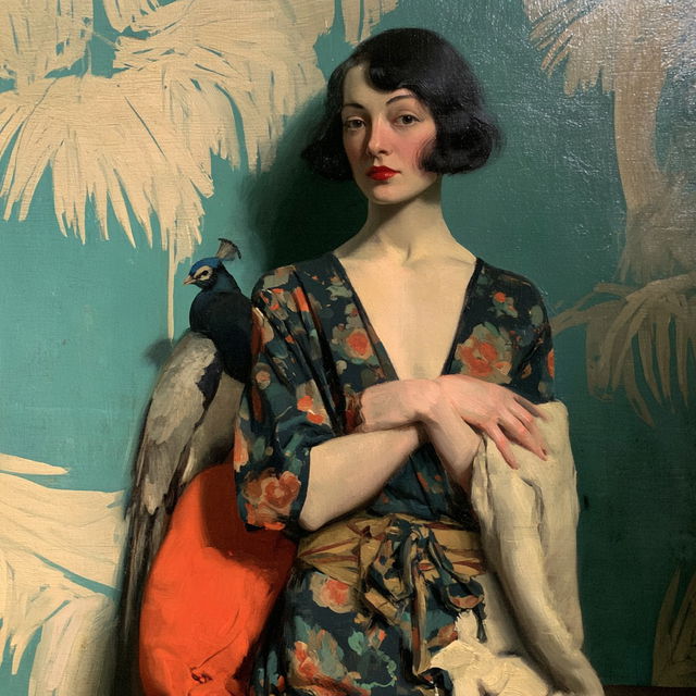 Dorothy Johnstone style, Midjourney V8.2, render 4 of 4