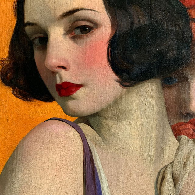 Dorothy Johnstone style, Midjourney V8.2, render 3 of 4