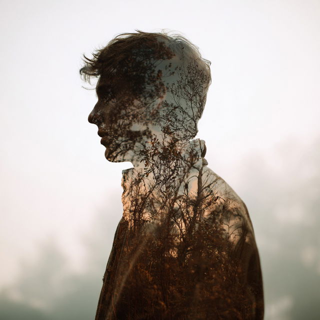 Double exposure style, Midjourney V8.2, render 4 of 4