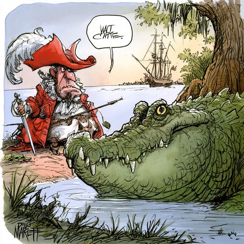 Doug Marlette style (Illustrators), Midjourney V8.2