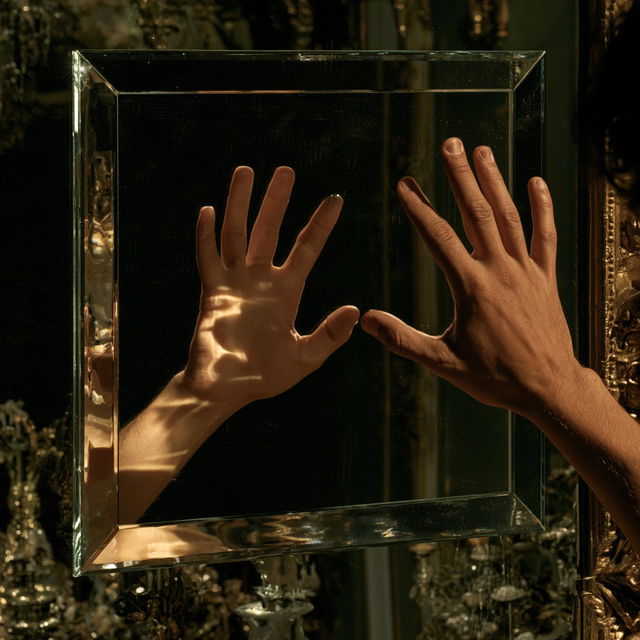 Douglas Gordon style, Midjourney V8.2, render 2 of 4