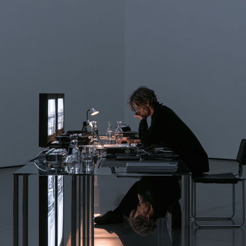 Douglas Gordon style (Various), Midjourney V8.2