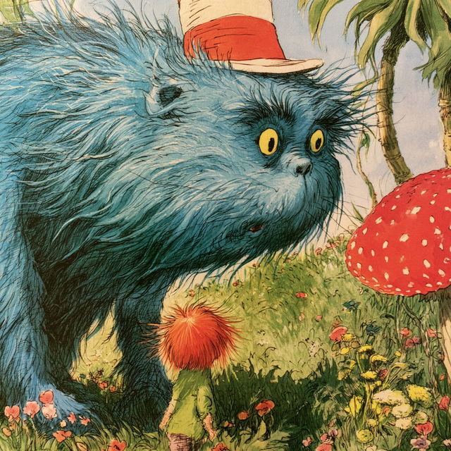 Dr. Seuss style, Midjourney V8.2, render 4 of 4