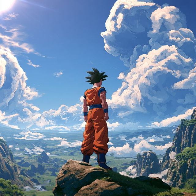 Dragon Ball Z Kakarot style, Midjourney V8.2, render 4 of 4