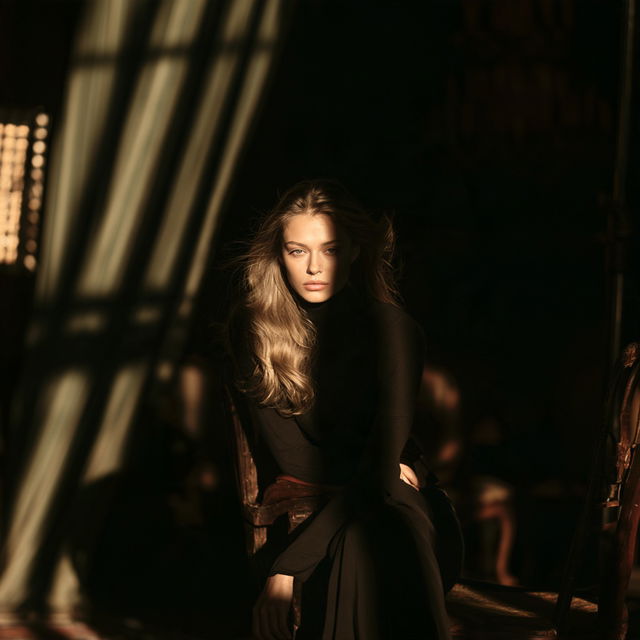 Dramatic lighting style, Midjourney V8.2, render 2 of 4