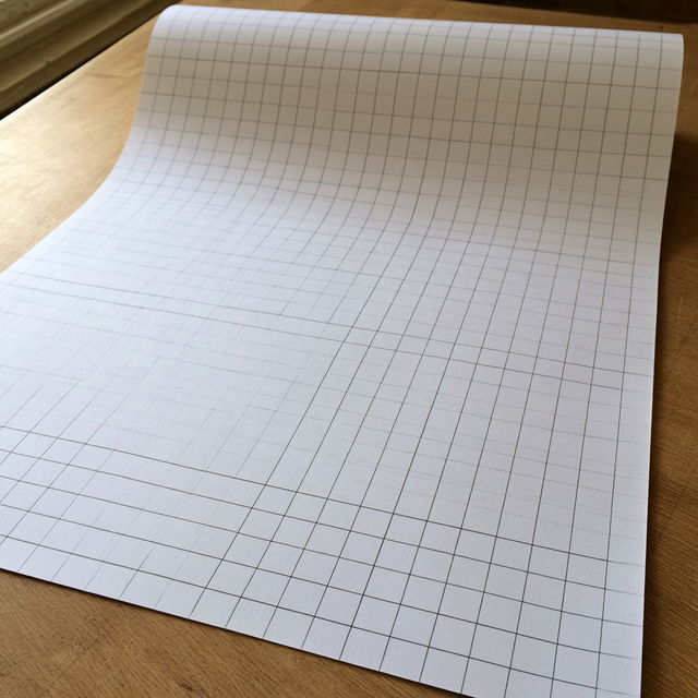 Drawing grid paper style, Midjourney V8.2, render 2 of 4