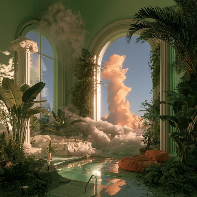 Dreamy atmosphere style, Midjourney V8.2, render 3 of 4