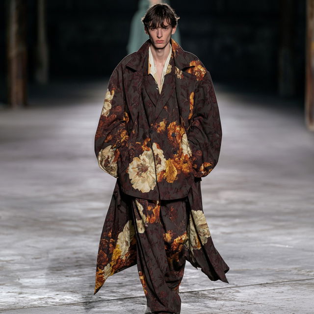 Dries van Noten style, Midjourney V8.2, render 1 of 4