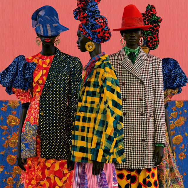 Duro Olowu style, Midjourney V8.2, render 2 of 4