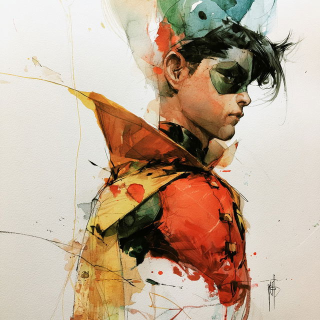 Dustin Nguyen style, Midjourney V8.2, render 2 of 4
