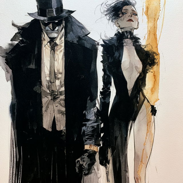 Dustin Nguyen style, Midjourney V8.2, render 4 of 4