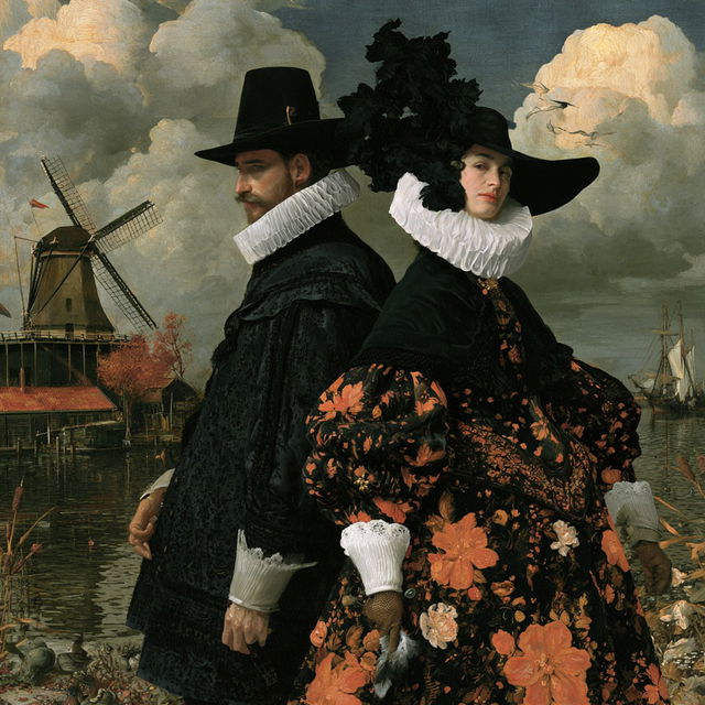 Dutch Golden Age style, Midjourney V8.2, render 1 of 4