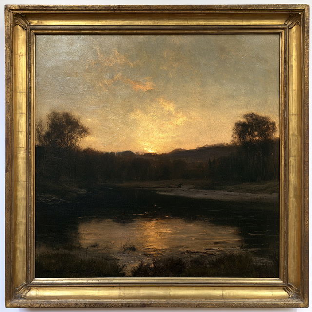 Dwight William Tryon style, Midjourney V8.2, render 2 of 4