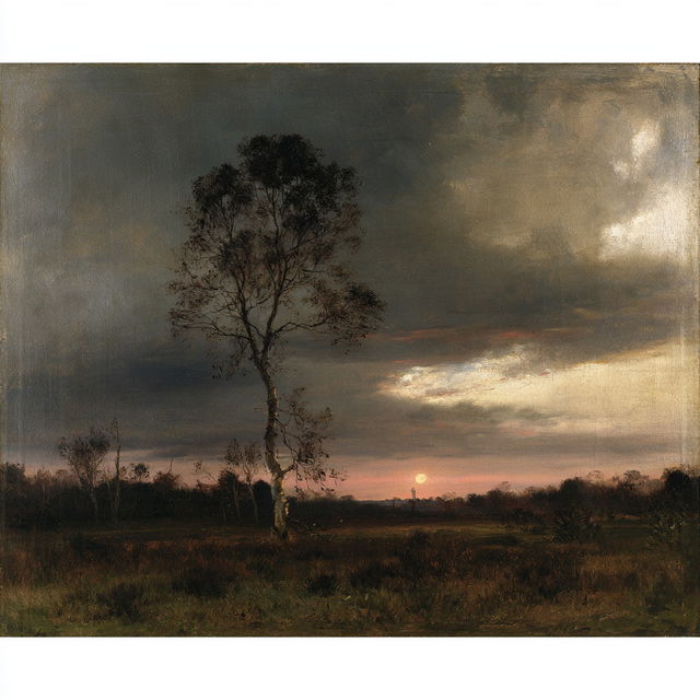 Dwight William Tryon style, Midjourney V8.2, render 1 of 4