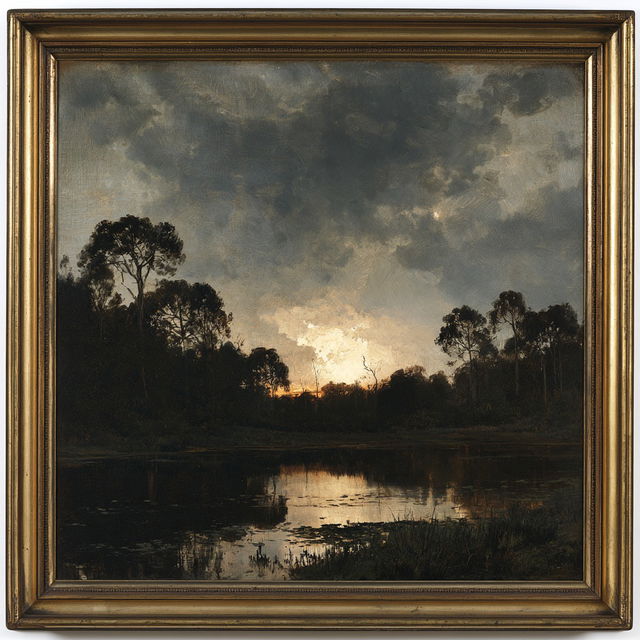 Dwight William Tryon style, Midjourney V8.2, render 4 of 4