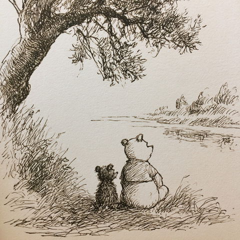 E. H. Shepard style (Illustrators), Midjourney V8.2