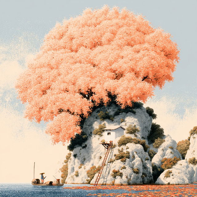 Sakuramarine style, Midjourney V8.2, render 2 of 4