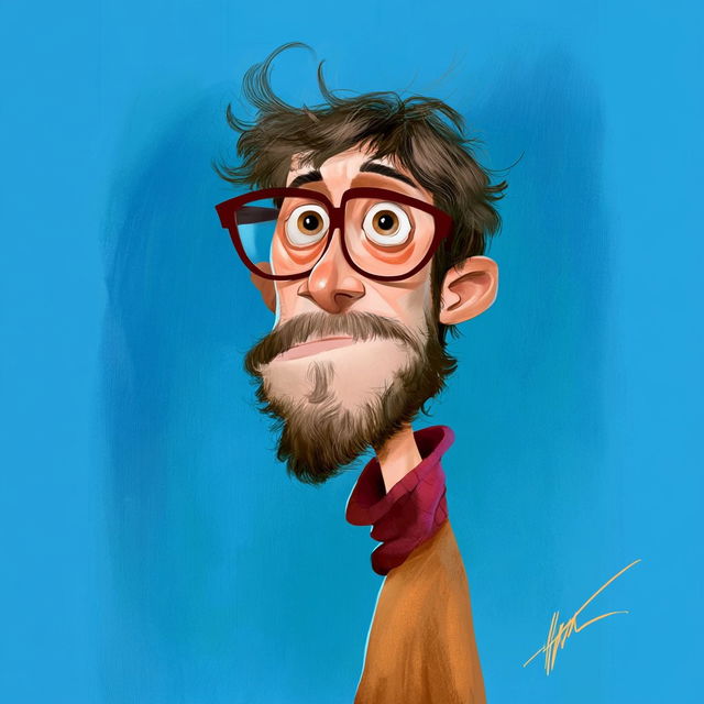Caricrest style, Midjourney V8.2, render 2 of 4