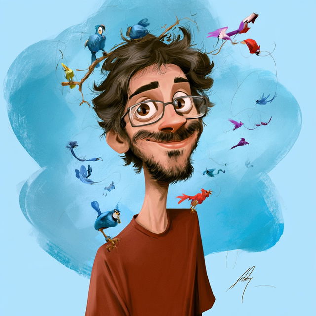 Caricrest style, Midjourney V8.2, render 4 of 4