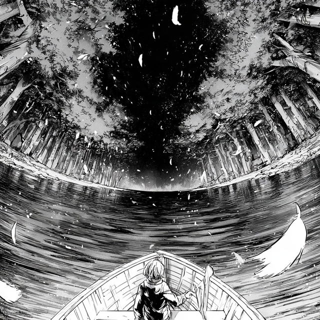 Gale Noir Manga style, Midjourney V8.2, render 4 of 4