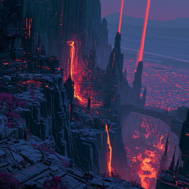 Ravinefold style, Midjourney V8.2, render 4 of 4