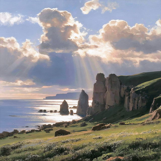 Cloudscar Canticle style, Midjourney V8.2, render 4 of 4