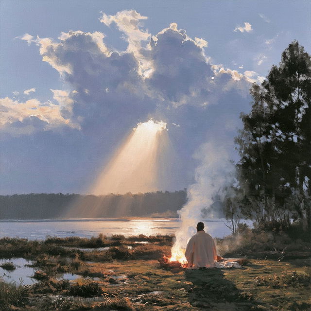 Cloudscar Canticle style, Midjourney V8.2, render 3 of 4