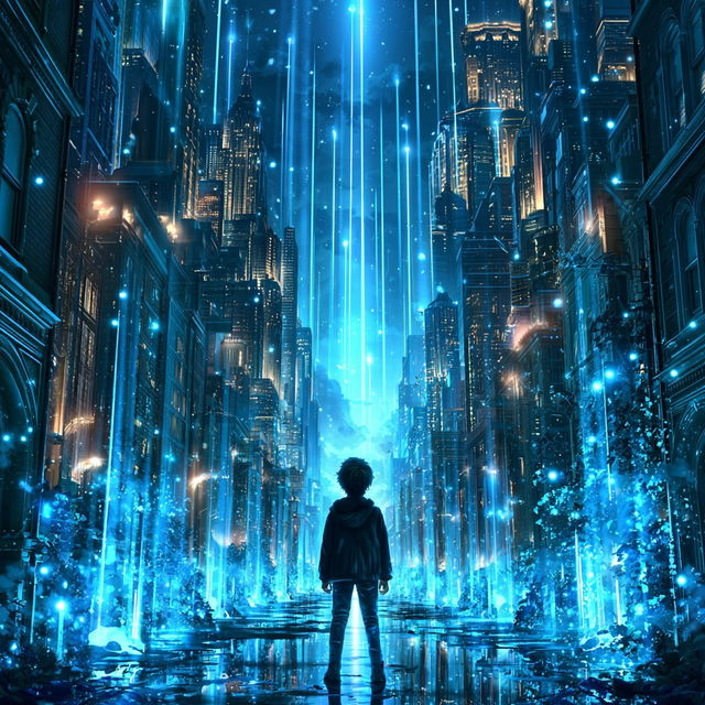 Biolumencity style, Midjourney V8.2, render 2 of 4