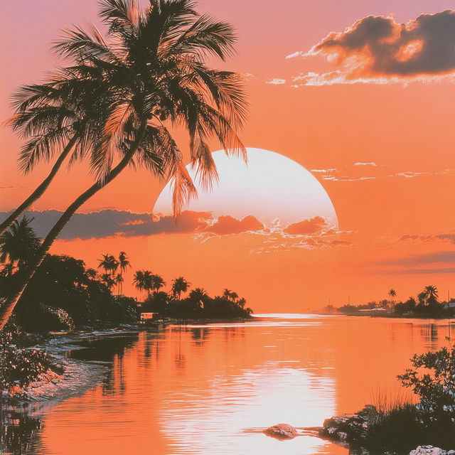 Sunarchipelago style, Midjourney V8.2, render 4 of 4