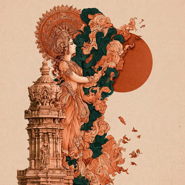 Mandalaornament style, Midjourney V8.2, render 2 of 4