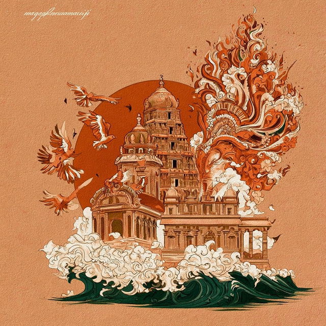 Mandalaornament style, Midjourney V8.2, render 3 of 4