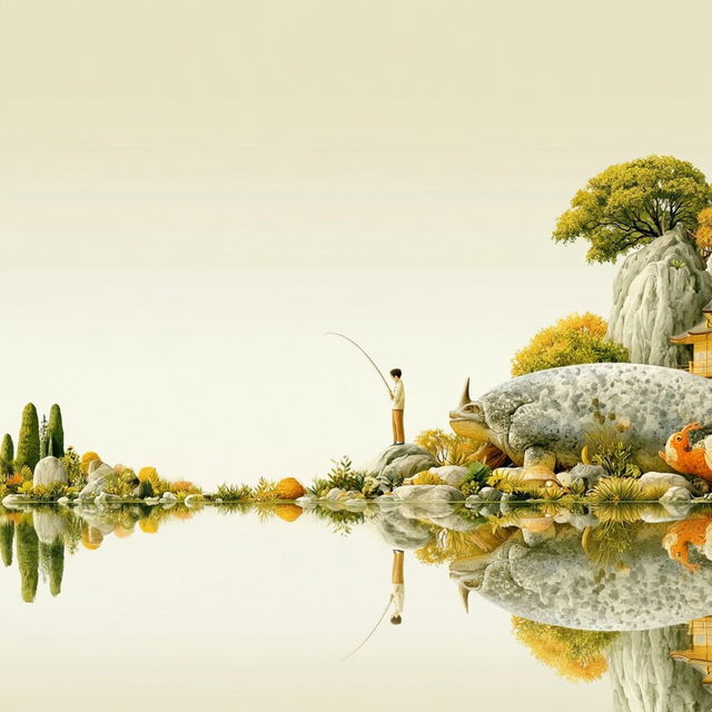Waterfall Cosmography style, Midjourney V8.2, render 4 of 4