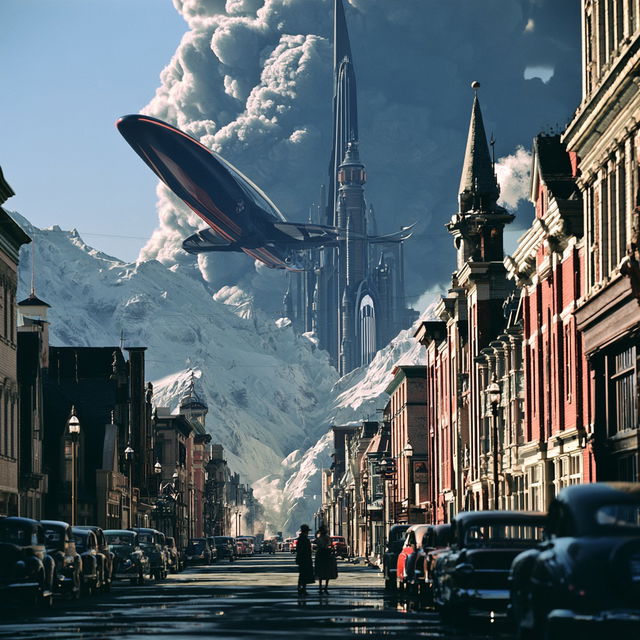 Neocelestism style, Midjourney V8.2, render 3 of 4