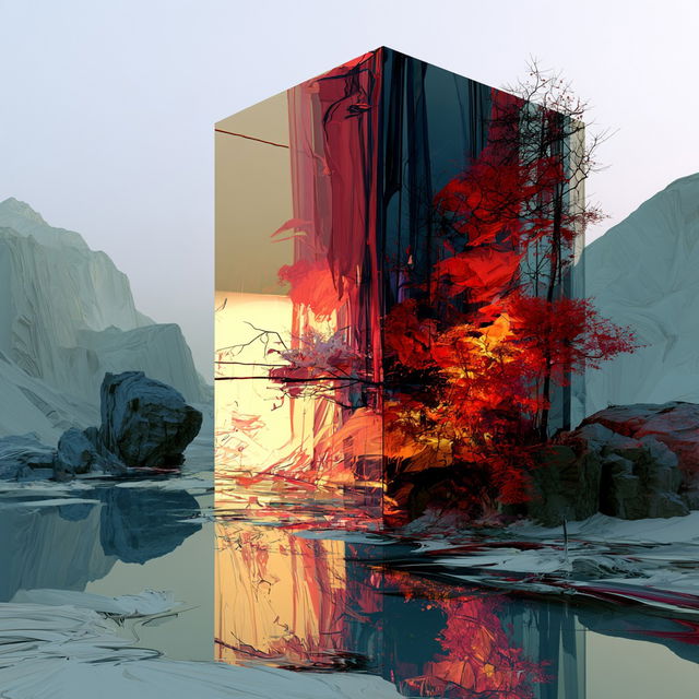 Paintspill Big Top style, Midjourney V8.2, render 2 of 4