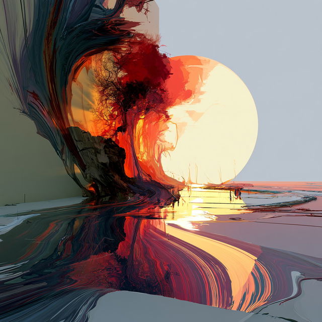 Paintspill Big Top style, Midjourney V8.2, render 1 of 4