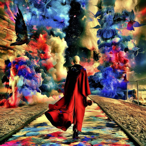 Butterfly Afterimage style (SREF codes), Midjourney V8.2